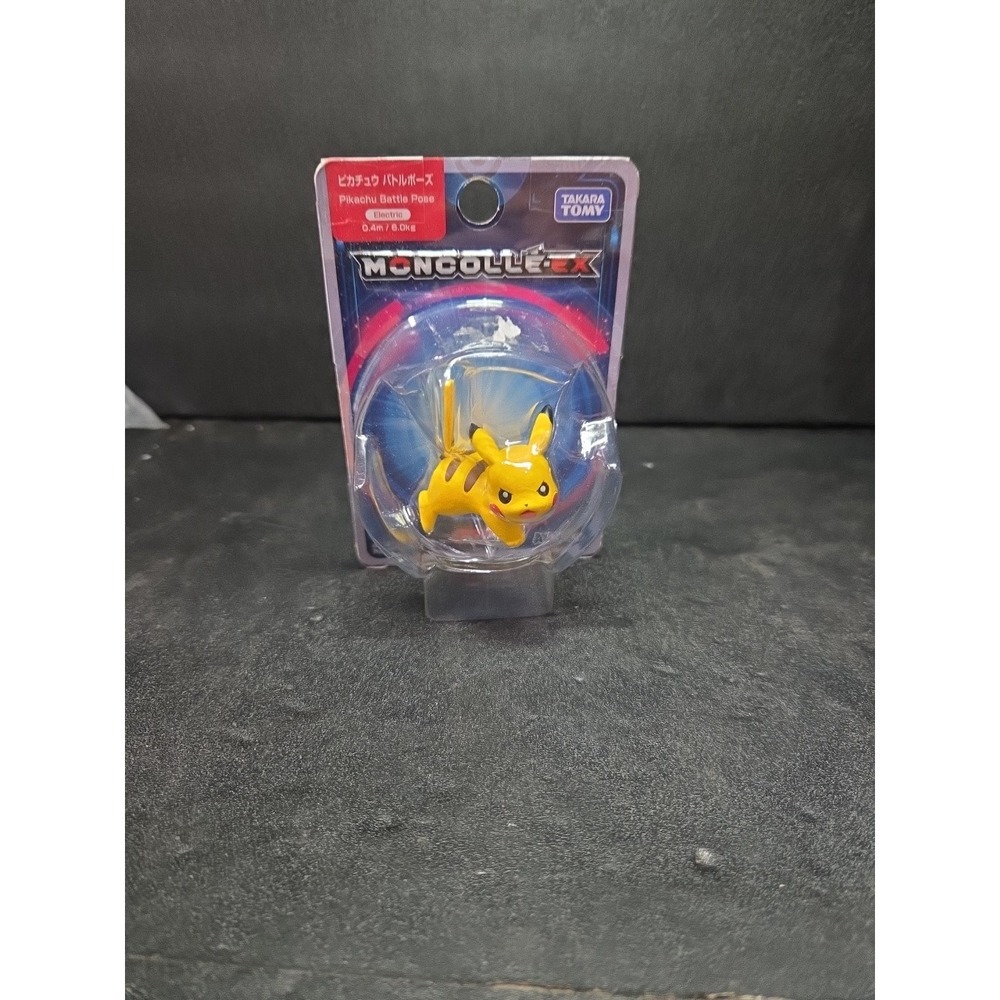 Takara Tomy Moncolle EX Pikachu‎ Battle Pose Mini Figure Pokemon Asia NEW
